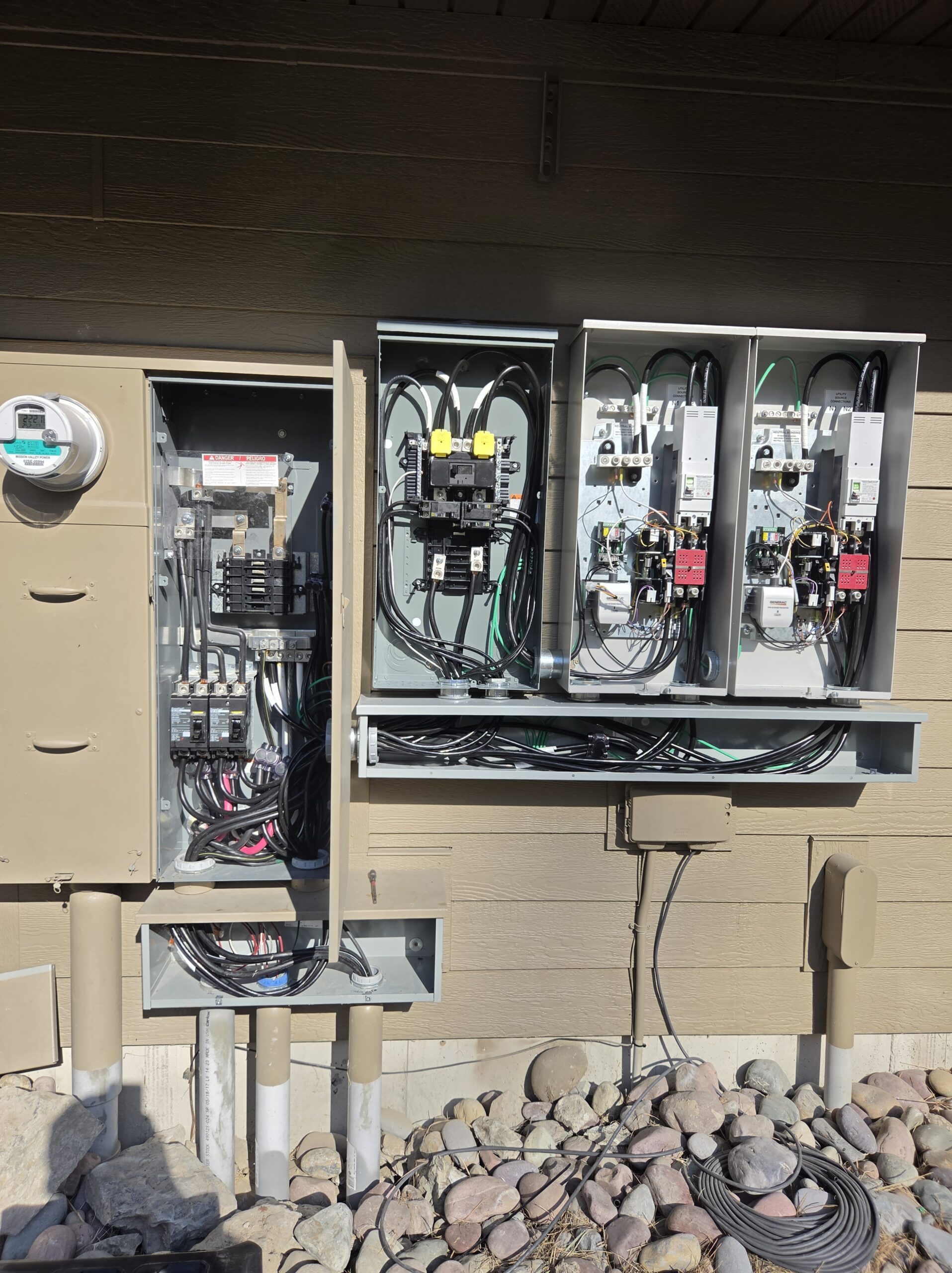Electrical panel and service upgrade work by Spartan Electric LLC